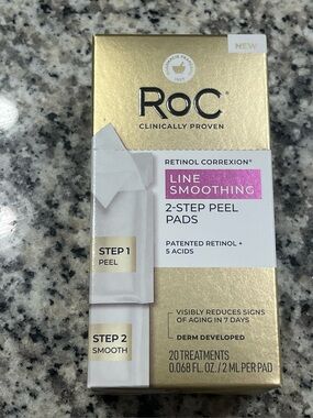 ROC Retinol Correxion Line Smoothing 2-Step Peel Pads